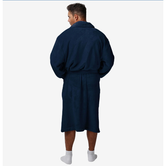 FOCO Virginia Cavaliers Lazy Day Team Robe, Unisex Size OS - Blue - Picture 3 of 12